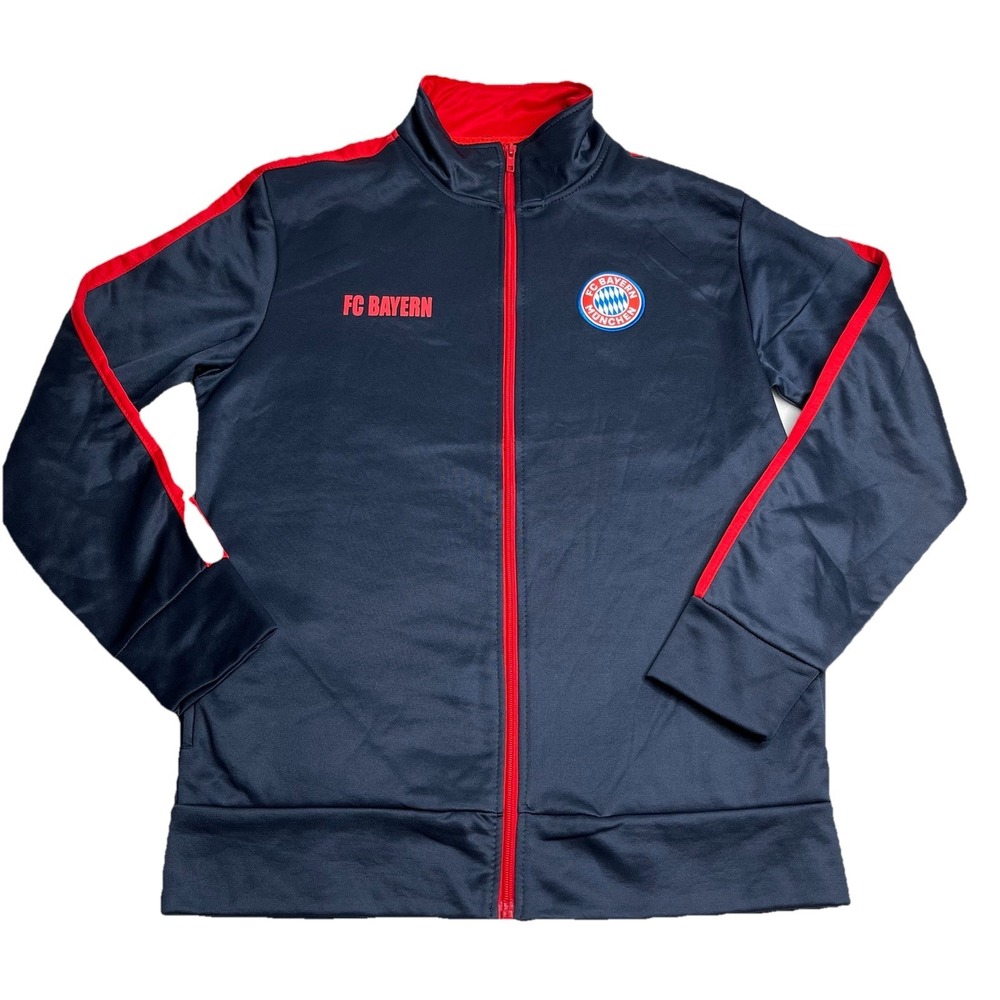 FC BAYERN MÜNCHEN‎ Munich Soccer Sweatshirt Track Jacket Sz S Athleisure